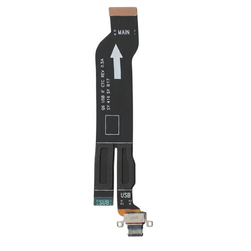 Nappe De Connecteur De Charge Pour Samsung Galaxy Z Fold 6 Service Pack Samsung Noir