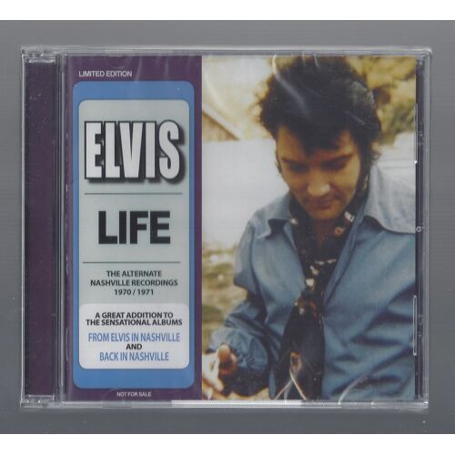 Elvis Presley Life The Alternate Nashville Recordings 1970 / 1971 Livret 1 Cd 17 Titres Phénoménal Soundboard Recording Édition Limitée À 500 Exemplaires Sortie 2022 Boitier Cristal Sous Blister Rare