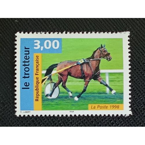 Timbre France Y T 3183 Cheval Trotteur (Equus Ferus Caballus) 1998 ( 031009 )