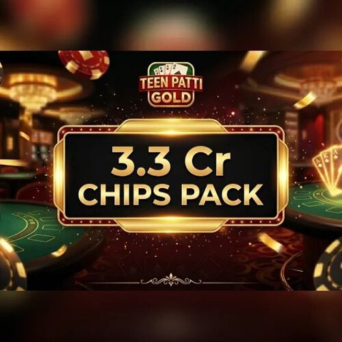 Teen Patti Gold - 3.3 Cr Chips Pack Direct Top-Up - GLOBAL