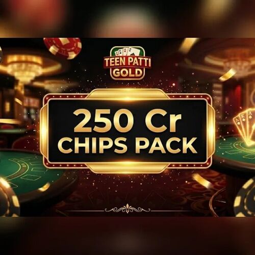 Teen Patti Gold - 250 Cr Chips Pack Direct Top-Up - GLOBAL