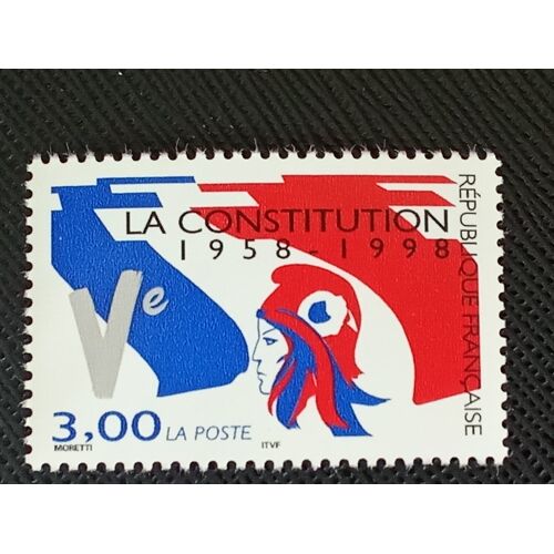 Timbre France Y T 3195 40e Anniversaire De La Constitution De La Cinquième République 1998 (020610 )