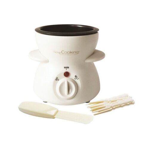 Scrapcooking - Appareil à fondue chocolat 25w blanc 3895