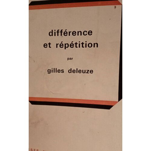 Difference Et Reppetition Gilles