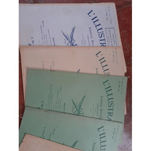 Lots De Journaux L'Illustration - 1ere Guerre Mondiale