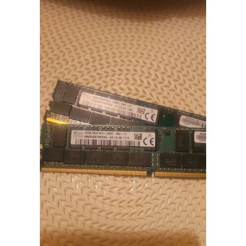 2 x 32GB 2Rx4 PC4 - 2400T - RB1 - 11 SKhynix