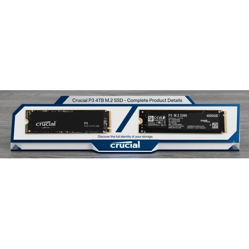 DISQUE DUR SSD CRUCIAL P3 NVMe M.2 2280 4 To