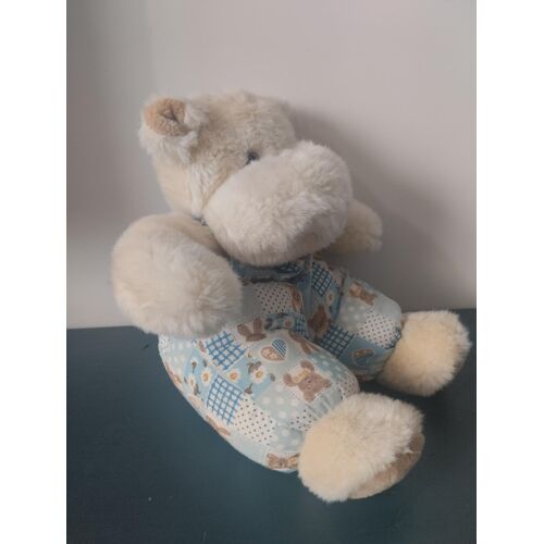 F/ vintage peluche éléphant Nicoyoy style patchwork