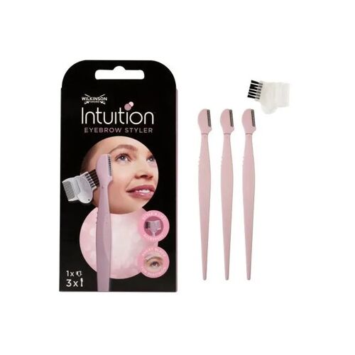 Rasoir Sourcils Wilkinson Sword Intuition Perfect Finish Kit 3 Lames Remplaçables Précision Styling Micro-Protection 
