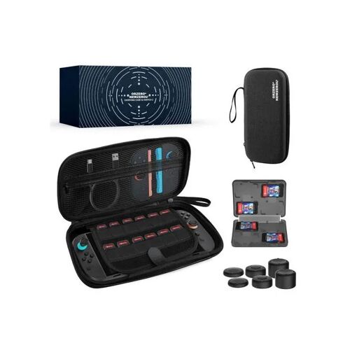 Étui rigide 8en1 pour Nintendo Switch 2 2025, coque Hard Shell de protection, rangement 20 jeux, boîte cartes + 6 caches sticks