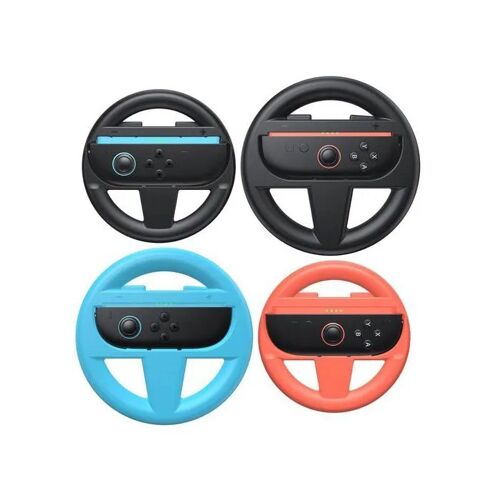 Pack de 4 volants pour Nintendo Switch 2 modèle 2025, compatibles Joy-Con, ergonomiques ABS, diamètre 150/130 mm, boutons XL