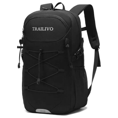 Sac à dos randonnée TRAILIVO 30L 3 compartiments imperméable ripstop 210D ventilation dorsale 3D Air Mesh noir réglage bretelles
