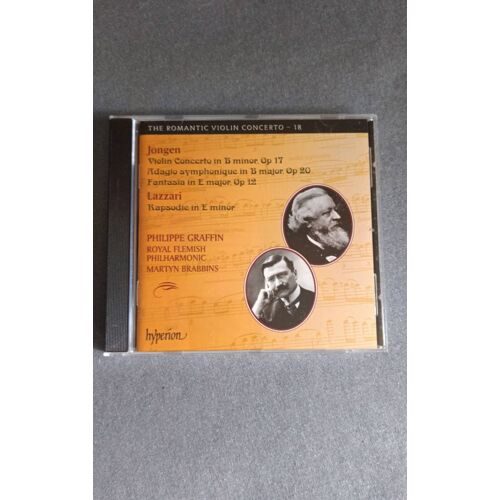 The Romantic Violon Concerto 18 Jongen Lazzari