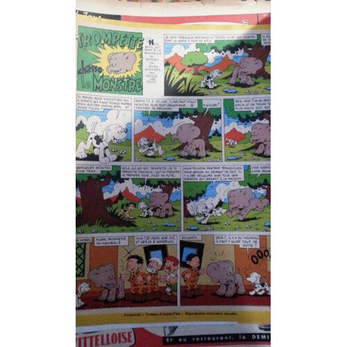 Page-Bd De La Revue Femmes D'Aujourd'Hui N°1247: Trompette Chasse Le Monstre