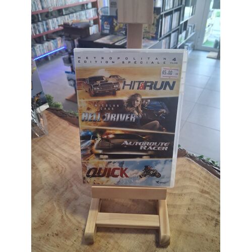 Coffret 4 Films Hit & Run - Hell Driver - Autoroute Racer - Quick Dvd