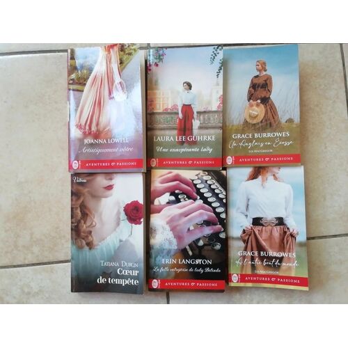 Lot De 6 Romans " J Ai Lu - Aventures Et Passions "