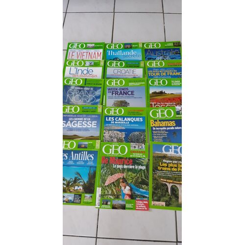 Geo Magazine. Lot De 15