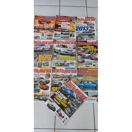 Lot L'Auto- Journal. 10 Magazines