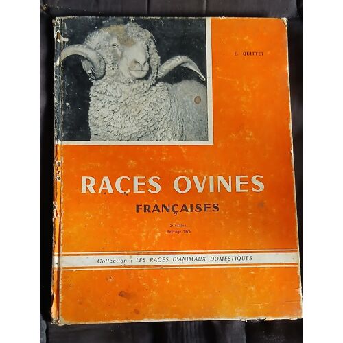 Collection Les Races D'Animaux Domestiques : Races Ovines Françaises. 2ème Édition, Retirage De 1976.