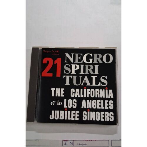 Jacques Canetti 21 Negro Spirituals