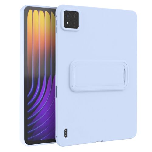 Coque pour Xiaomi Pad 7 / Pad 7 Pro Bimatière avec Coins Renforcés et Support Bleu clair
