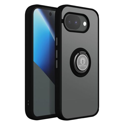 Coque Anneau pour Google Pixel 10a Protection Renforcé avec Bague Magnétique Noir
