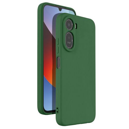 Coque pour Redmi A7 Pro Soft-Touch en Silicone Série Fast Cover Vert foncé