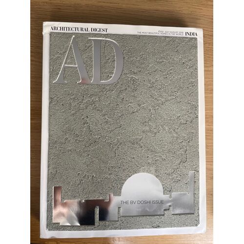 Architectural Digest India -The Bv Doshi Issue- July/August 2018