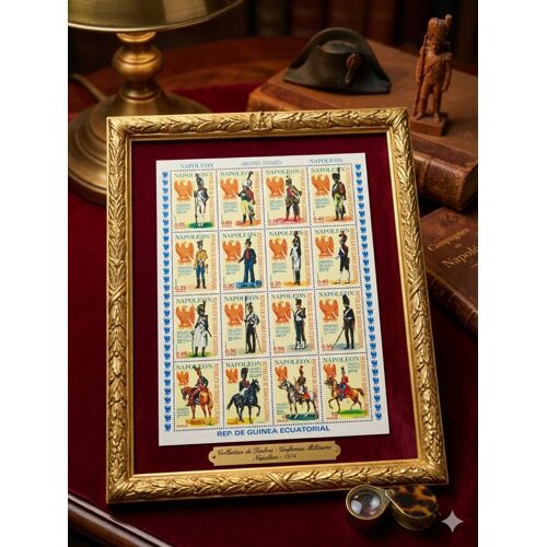 Superbe Bloc De Timbres - Napoléon & Uniformes Militaires - Guinée Équatoriale 1974