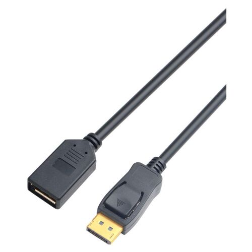 Microconnect DP-MFG-100 câble DisplayPort 1 m Noir