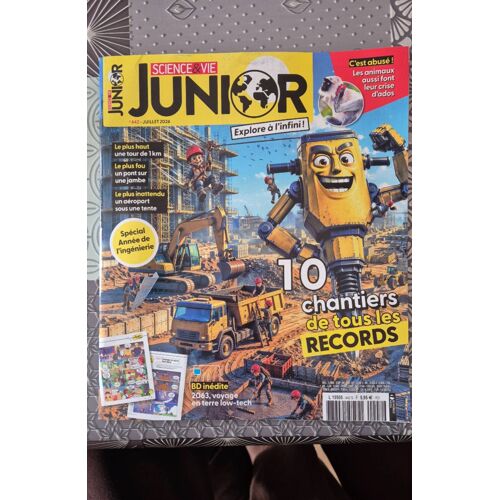 Revue Science Et Vie Junior Juillet 2026 N°442