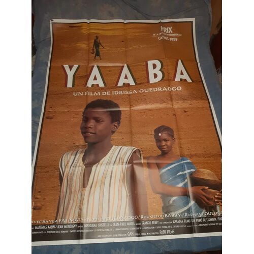 Affiche De Cinema Yaaba 120x160 Cm - Idrissa Ouedraogo