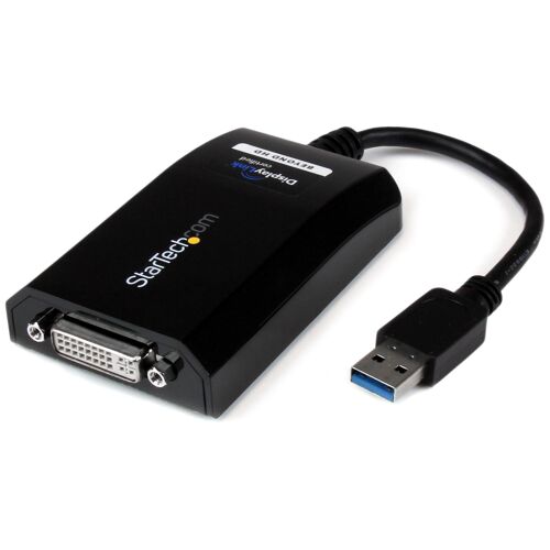 StarTech.com Adaptateur USB 3.0 vers DVI - Adaptateur Vidéo Double Écran/Multi-Écrans de Carte Graphique /Vidéo Externe USB 3.0 vers DVI - Adaptateur d'Affichage USB - 2048 x 1152