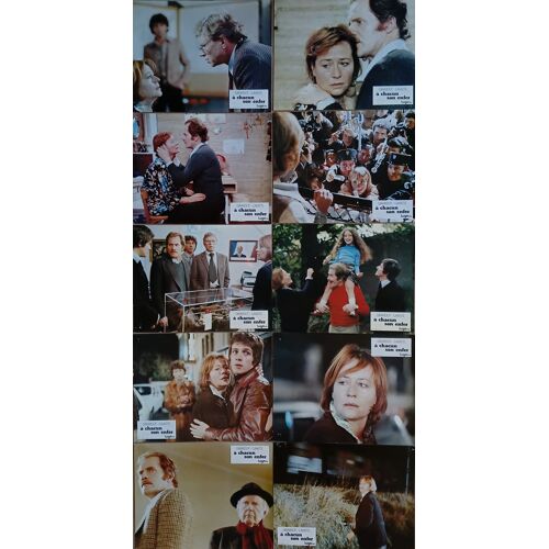 A Chacun Son Enfer : Jeu De 10 Photos D'exploitation Cinématographique - Format 21x27 Cm - De André Cayatte Avec Annie Girardot, Bernard Fresson, Stéphane Hillel, François Perrot, Hardy Krüger - 1977