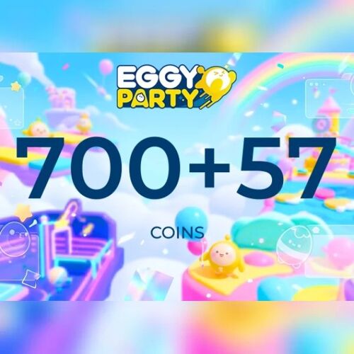 Eggy Party - 700 + 57 Eggy Coins Direct Top-Up - GLOBAL