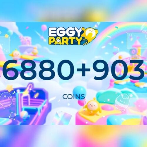 Eggy Party - 6880 + 903 Eggy Coins Direct Top-Up - GLOBAL