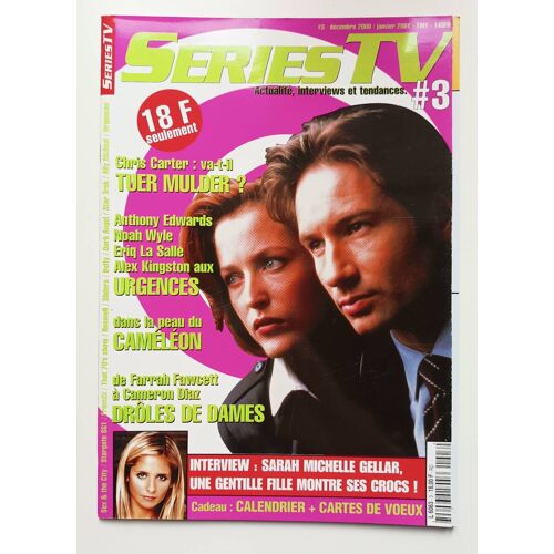 Séries Tv Numéro 3 - X-Files, Anthony Edwards, Noah Wyle, Eriq La Salle, Le Caméléon, Drôles De Dames, Sarah Michelle Gellar
