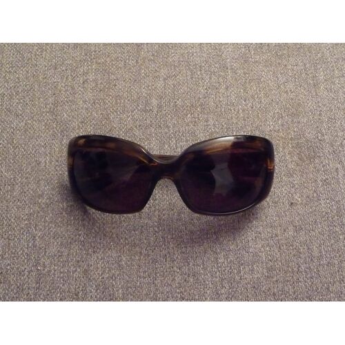 Lunette De Soleil Mixte Galbée Ovale En Plastique Marron- Giorgio Armani