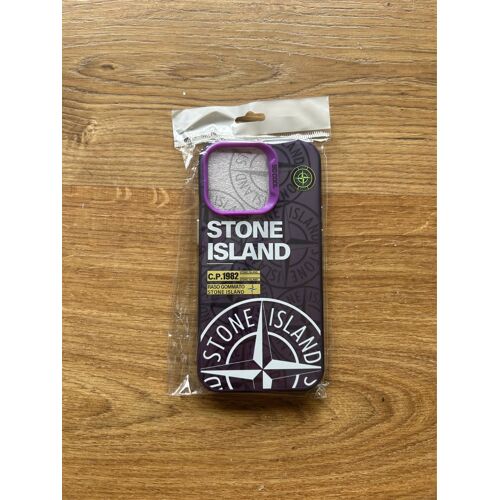 Coque stone island violet pour iphone 14 pro