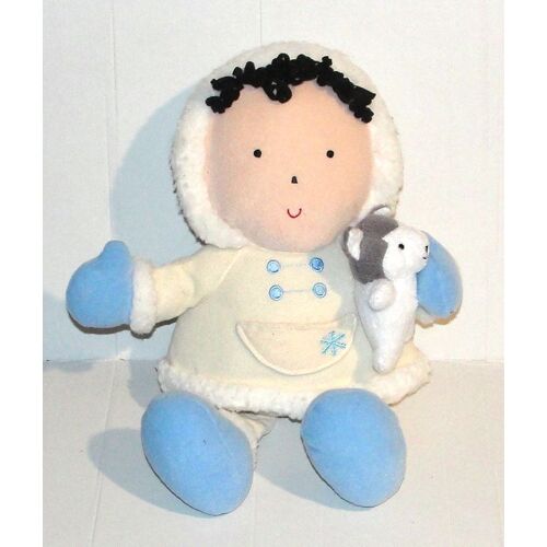 peluche esquimau avec doudou husky mgm kekchoz en p'luche 36 cm