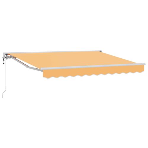 Vidaxl Auvent Rétractable Électrique Sable 4 × 3,5 M