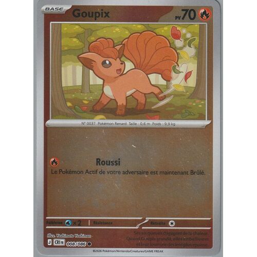 Carte Pokémon - Goupix - 008/086 - Reverse - Chaos Ascendant