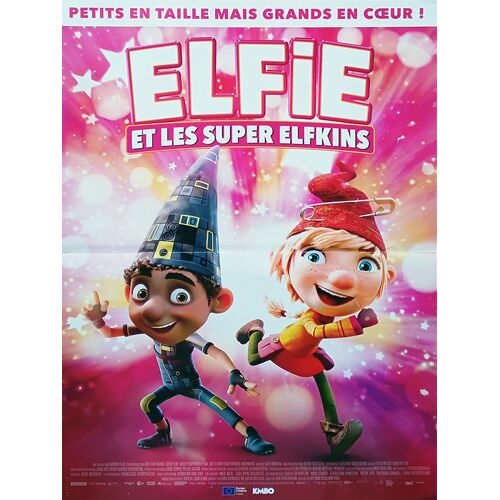 Elfie Et Les Super Elfkins - Véritable Affiche De Cinéma Pliée - Format 40x60 Cm - De Ute Von Münchow-Pohl - Animation - 2024