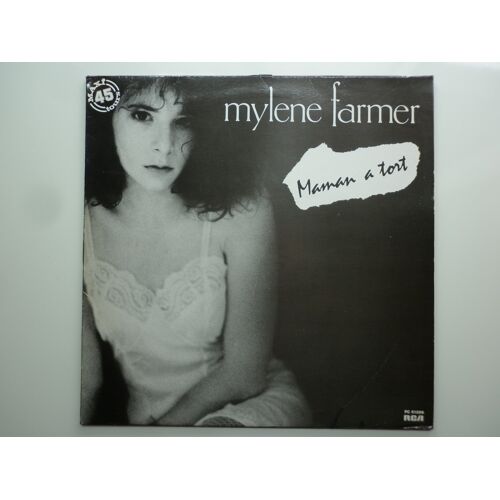 Mylene Farmer Maxi 45tours Vinyle Maman A Tort Original