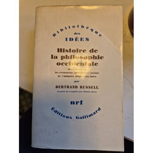 Histoire De La Philosophie Occidentale