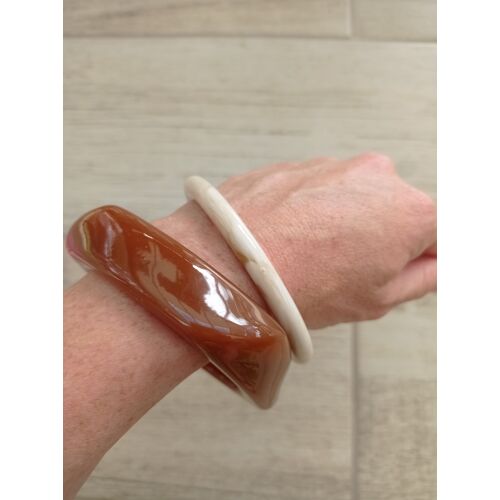 Bracelets Joncs En Acrylique - Style Rétro - My Little Box