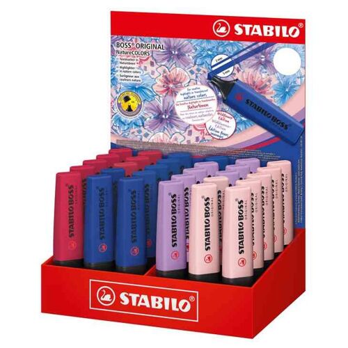 Stabilo Surligneur Boss Original Naturecolors, 30 Pièces