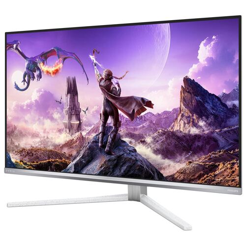 Philips Evnia 8000 32M2N8900P - Moniteur OLED - jeux - USB - 32" (31.5" visualisable) - 3840 x 2160 4K UHD (2160p) @ 240 Hz - 1500000:1 - DisplayHDR 500 True Black - 2xHDMI, DisplayPort, USB-C - haut-parleurs - blanc
