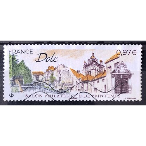 Dôle (Jura) - Salon Philatélique De Printemps 0,97 Euros (Superbe N° 5389) Obl - France Année 2020 - Brn83 - N17860