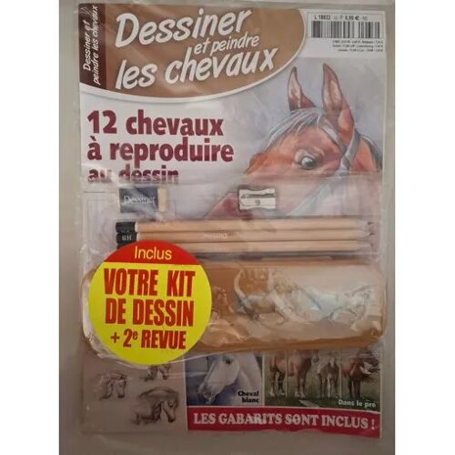 Lot De Revues Dessiner Et Peindre Les Chevaux - N° 33 + N° 27 + Kit Dessin